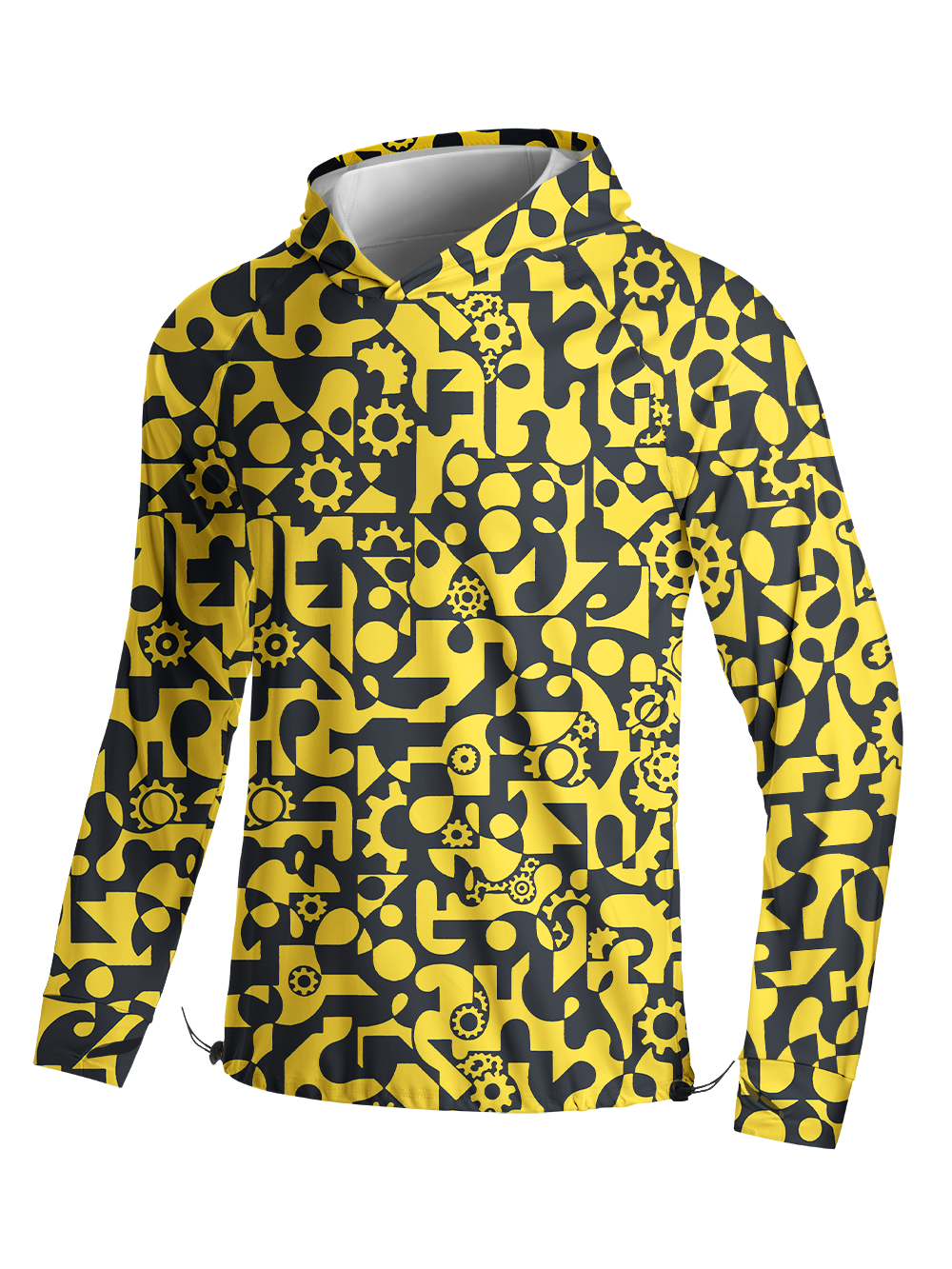 Orionride Gear Puzzle Long Sleeve Cycling Hoodie Shirt