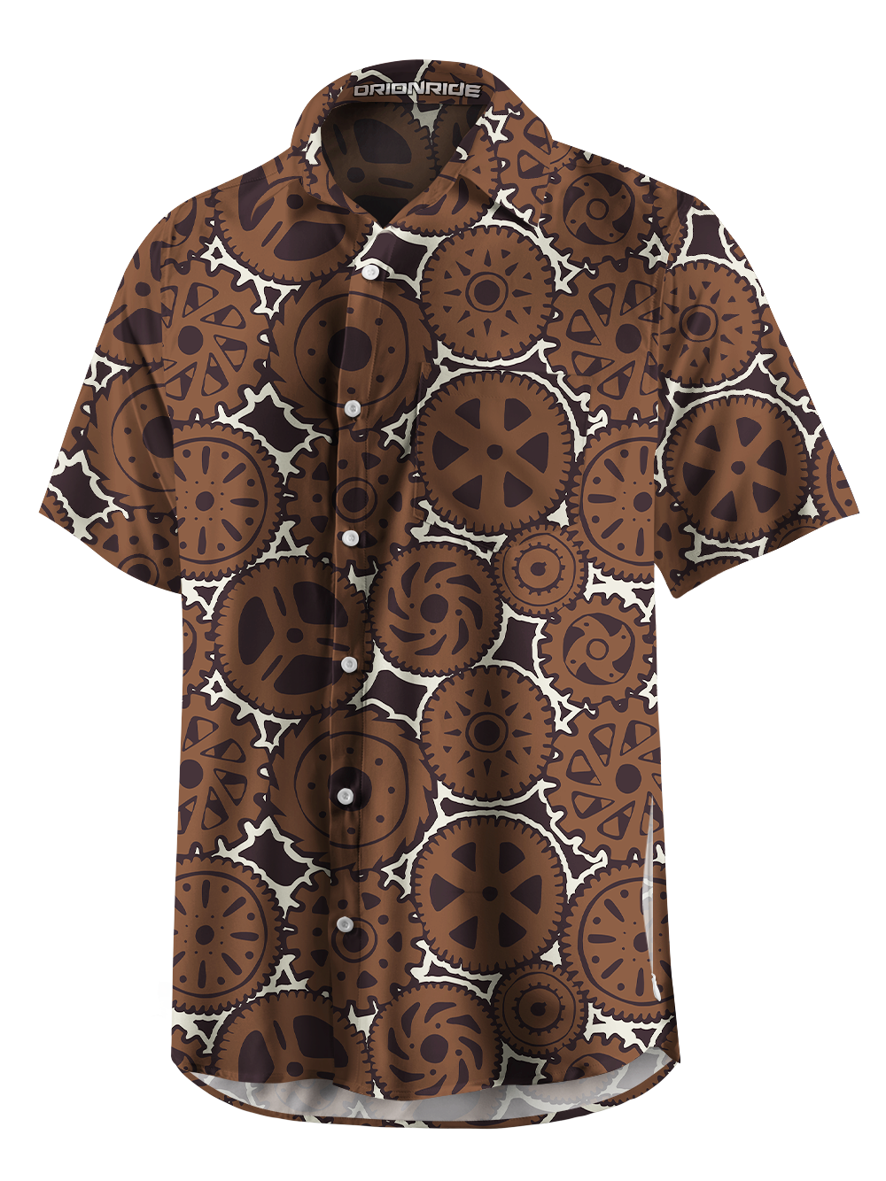 Orionride Graffiti Gear Zipper Pockets Ultra Lightweight Short Sleeves Gravel Shirt