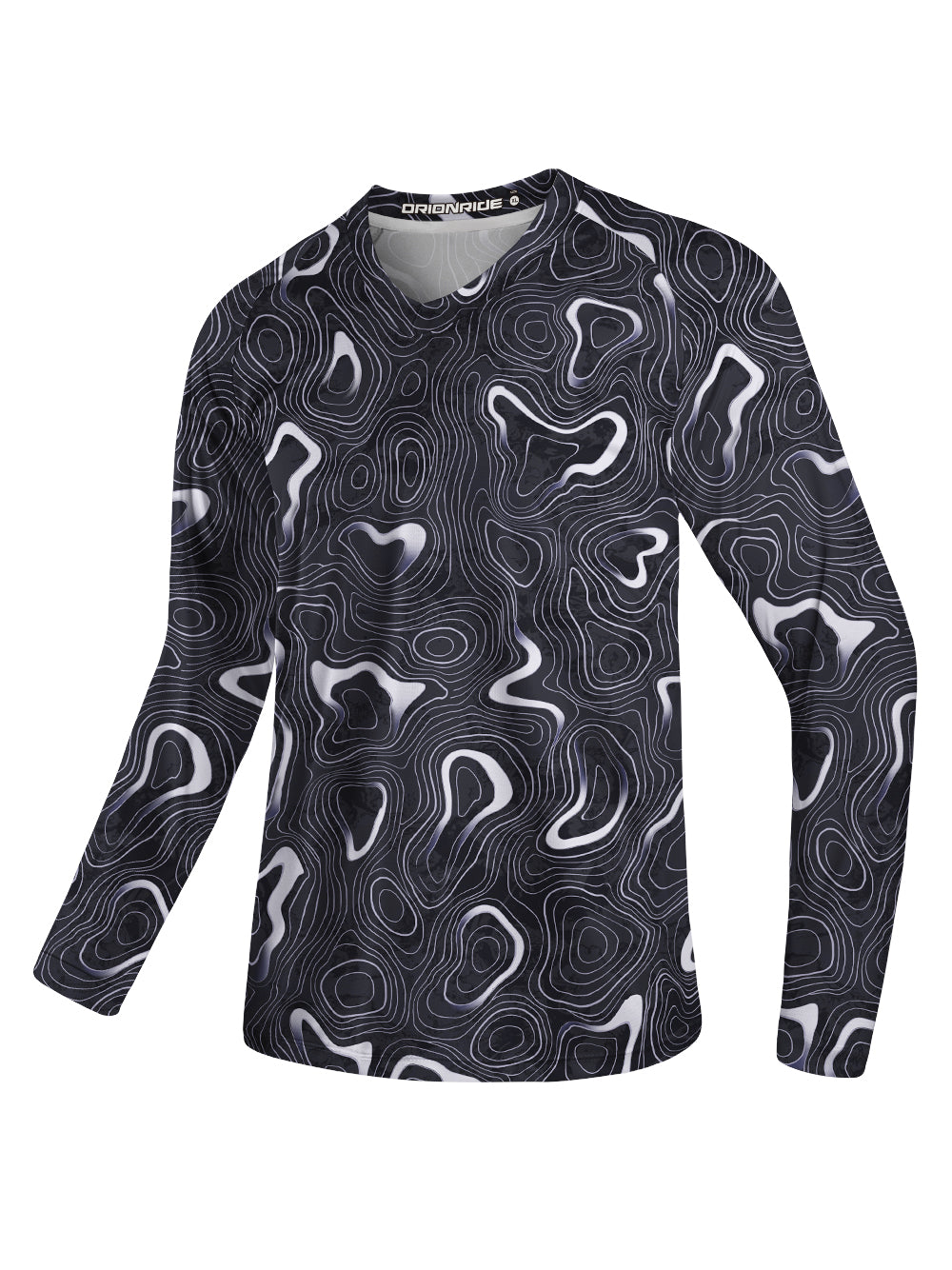 Orionride Mysterious Contours Long Sleeve Downhill Jersey