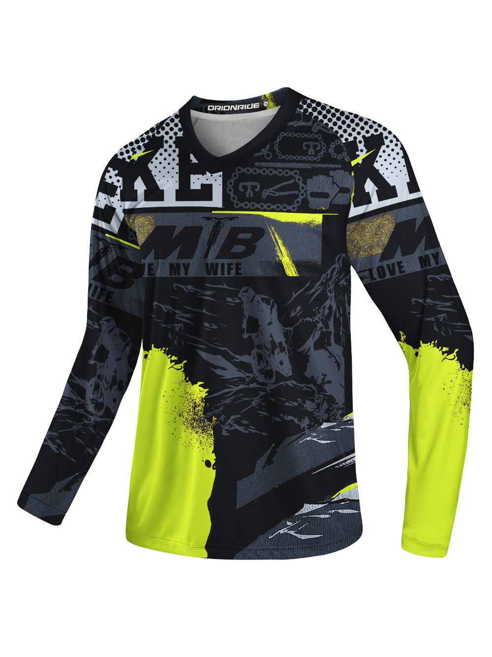 Orionride Determination To Ride Long Sleeve Downhill Jersey
