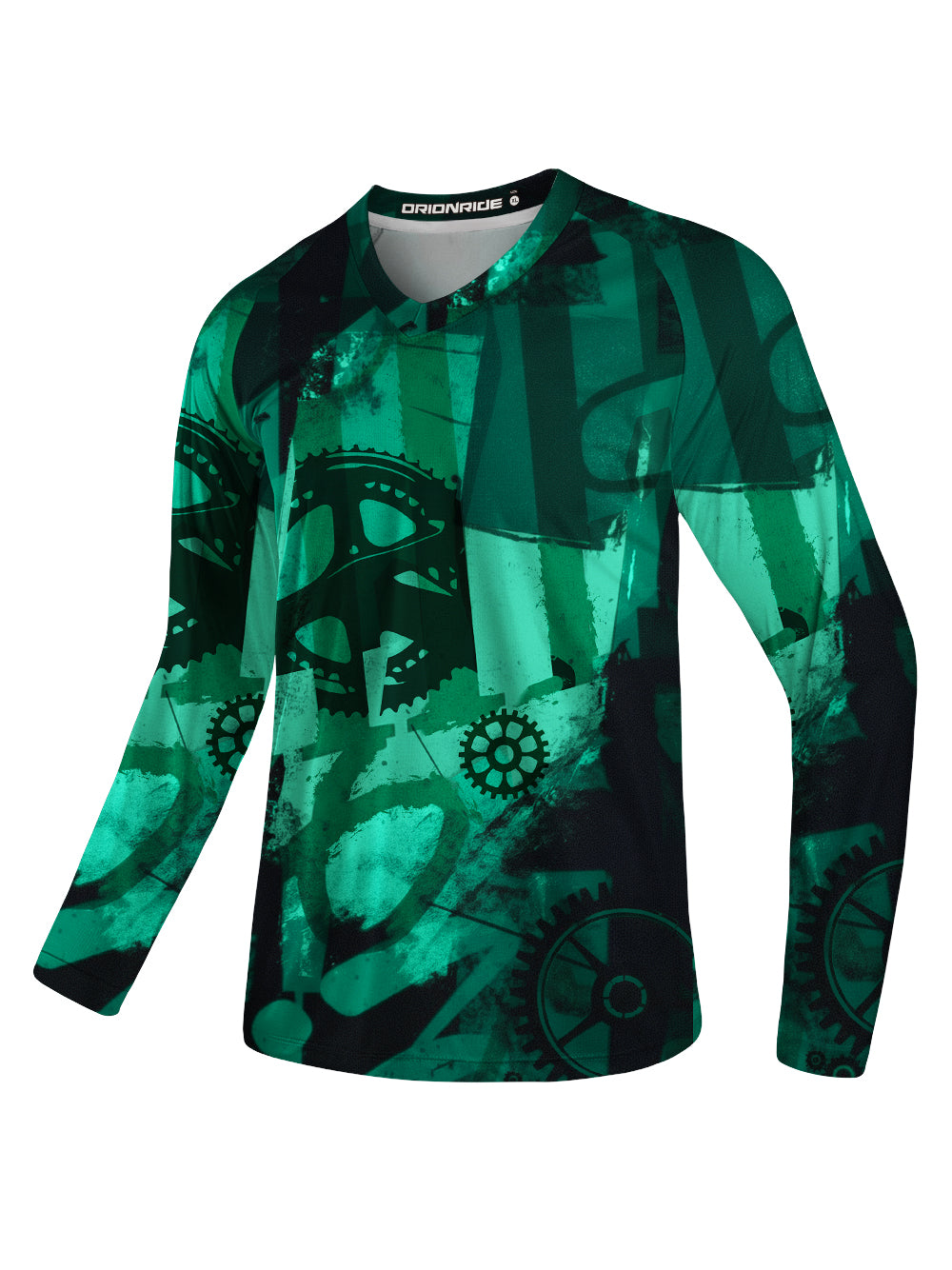 Orionride Green Light Gear Long Sleeve Downhill Jersey