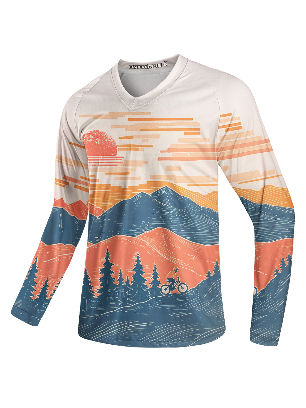 Orionride Greeting The Sunrise Long Sleeve Downhill Jersey