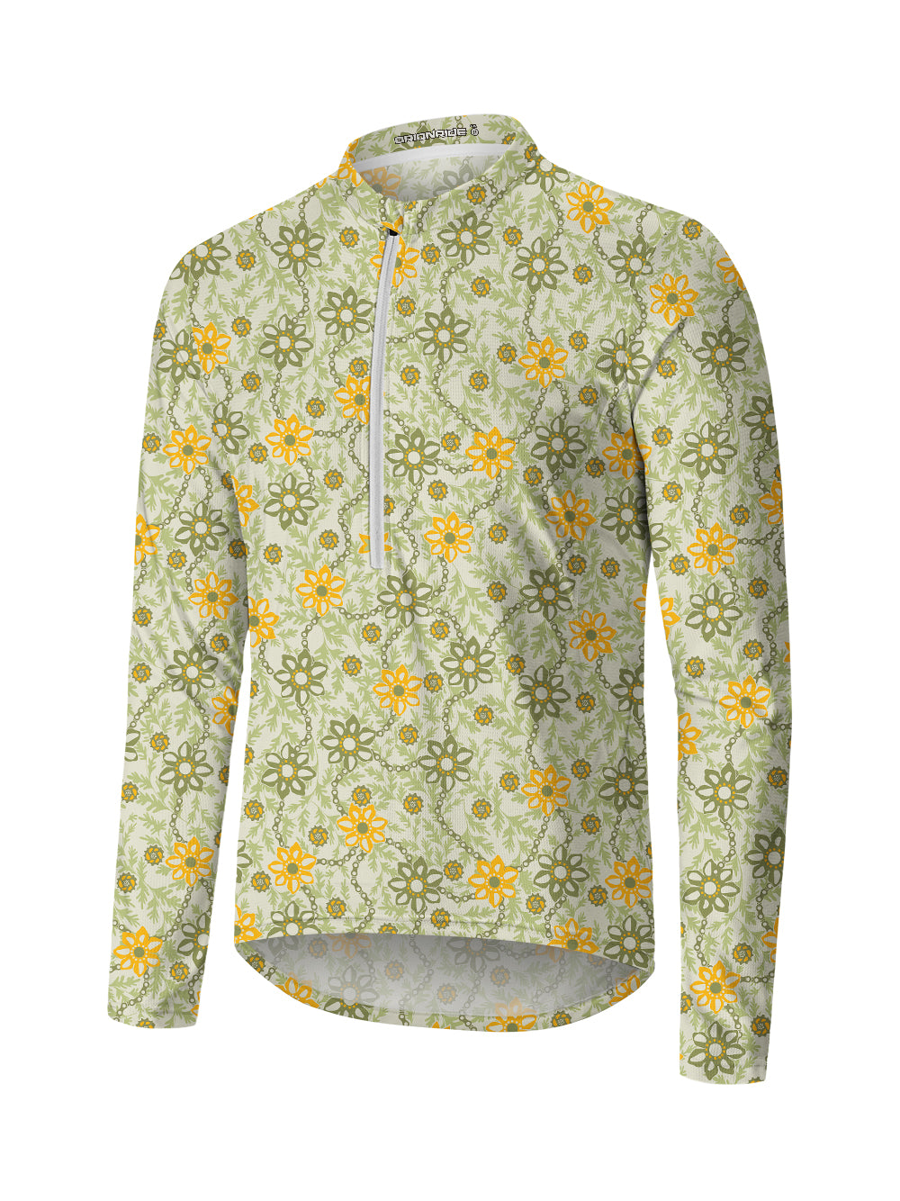 Orionride Chain Garden Long Sleeve Half Zipper Mountain Bike Jersey