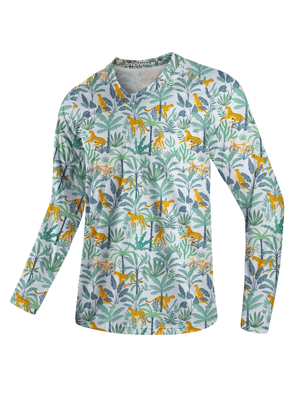 Orionride Jungle Leopard Long Sleeve Downhill Jersey
