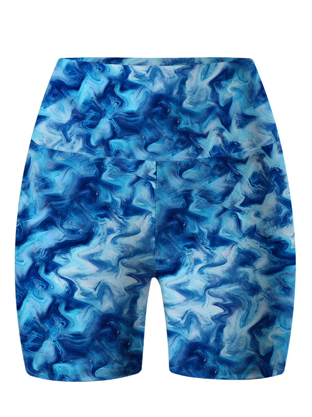 Orionride Blue Water Ripples Women's Cycling Shorts