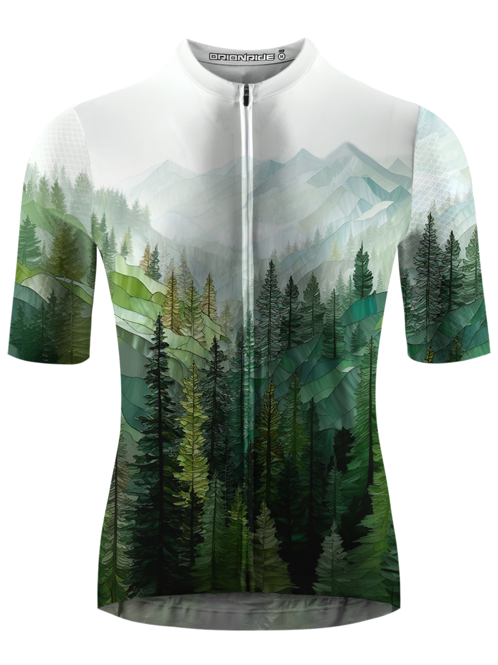 Orionride Dense Coniferous Forest Short Sleeves Cycling Jersey