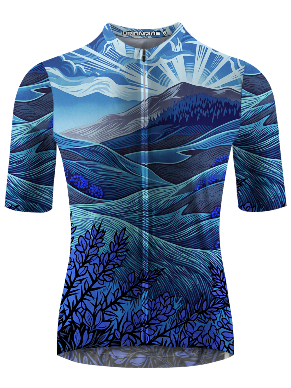 Orionride Azure Fields Short Sleeves Cycling Jersey