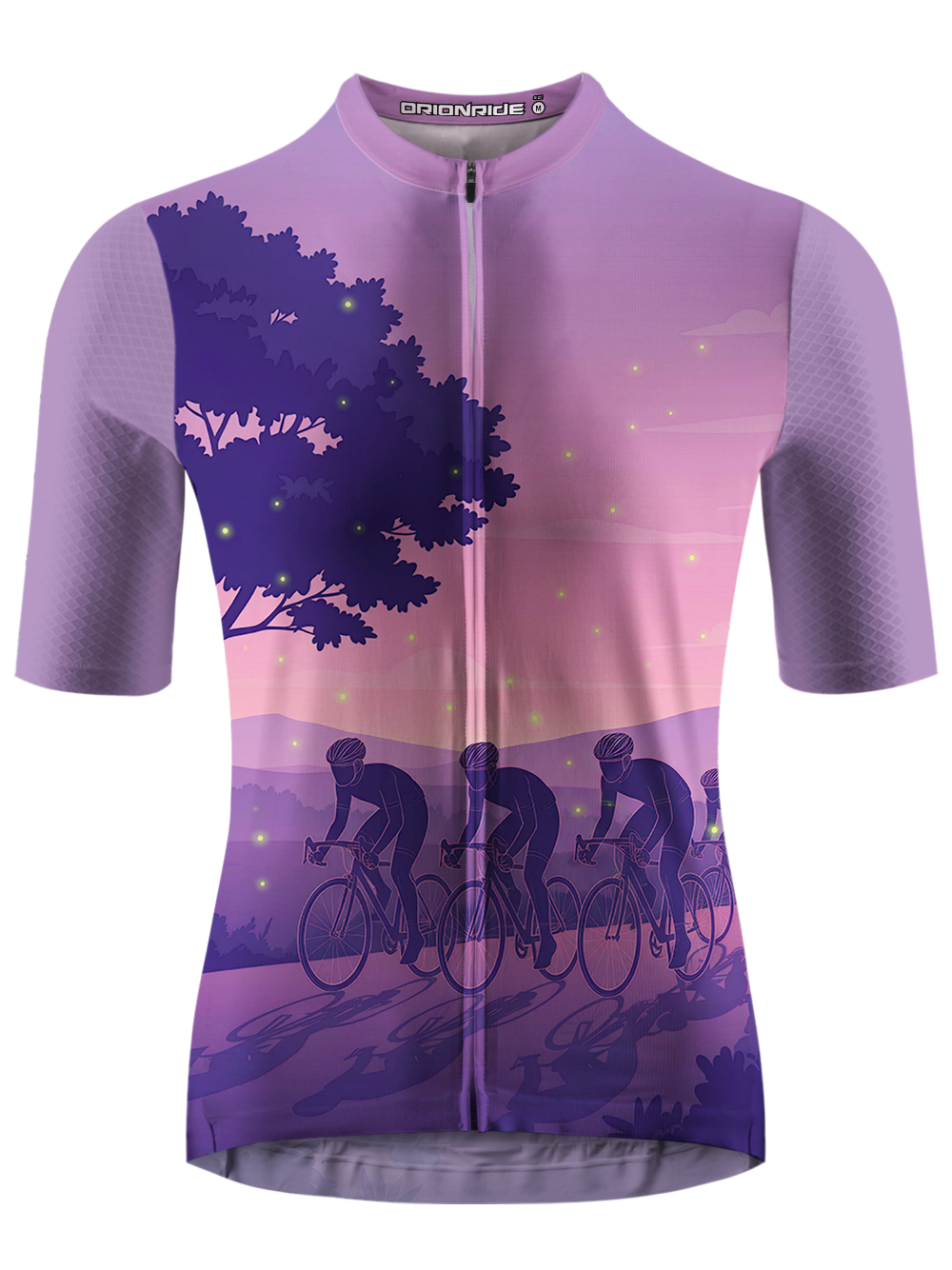 Orionride Fluorescent Flashing Short Sleeves Cycling Jersey