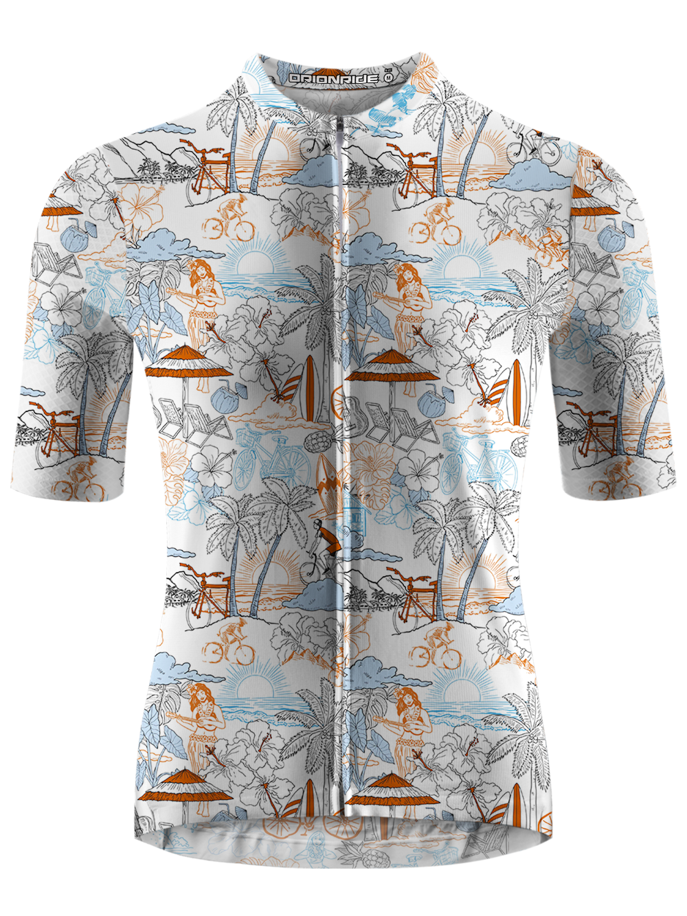 Orionride Short Sleeves Hawaiian Style Cycling Jersey