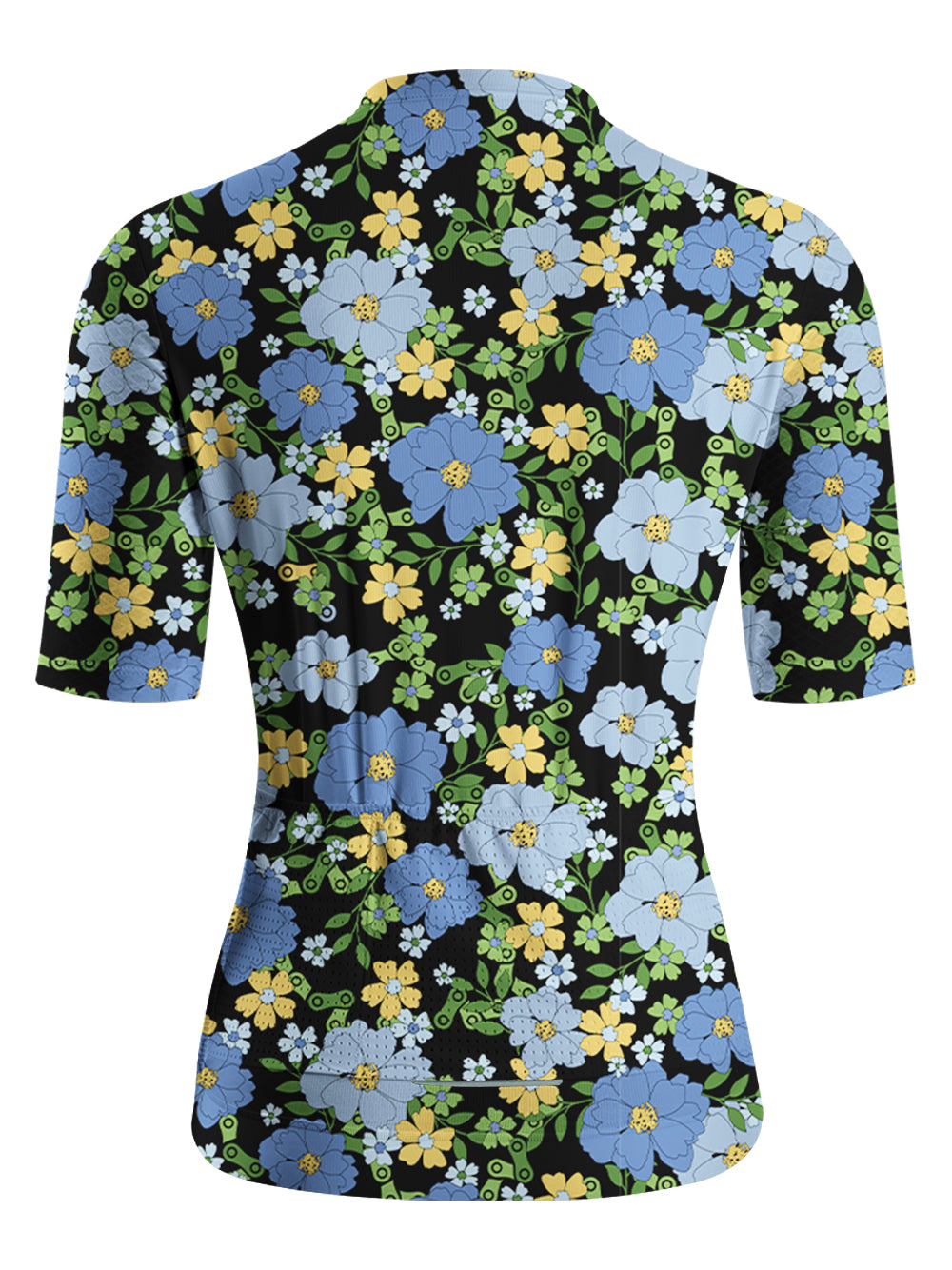 Orionride Tropical Floral Chain Short Sleeves Women's Jersey