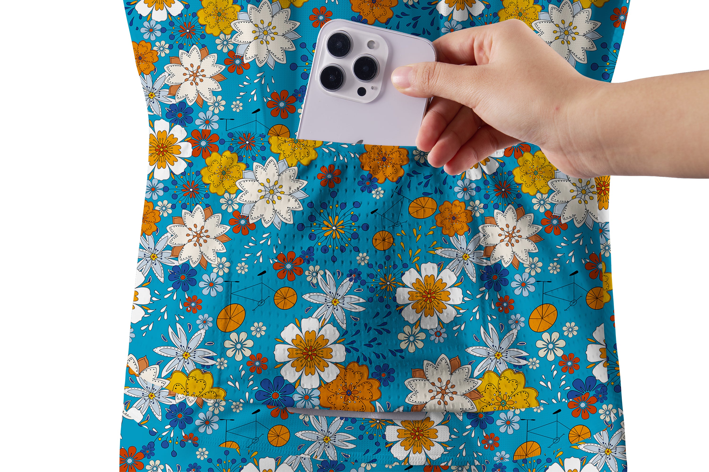 Orionride Fragrant Flowers Short Sleeves Women's Jersey