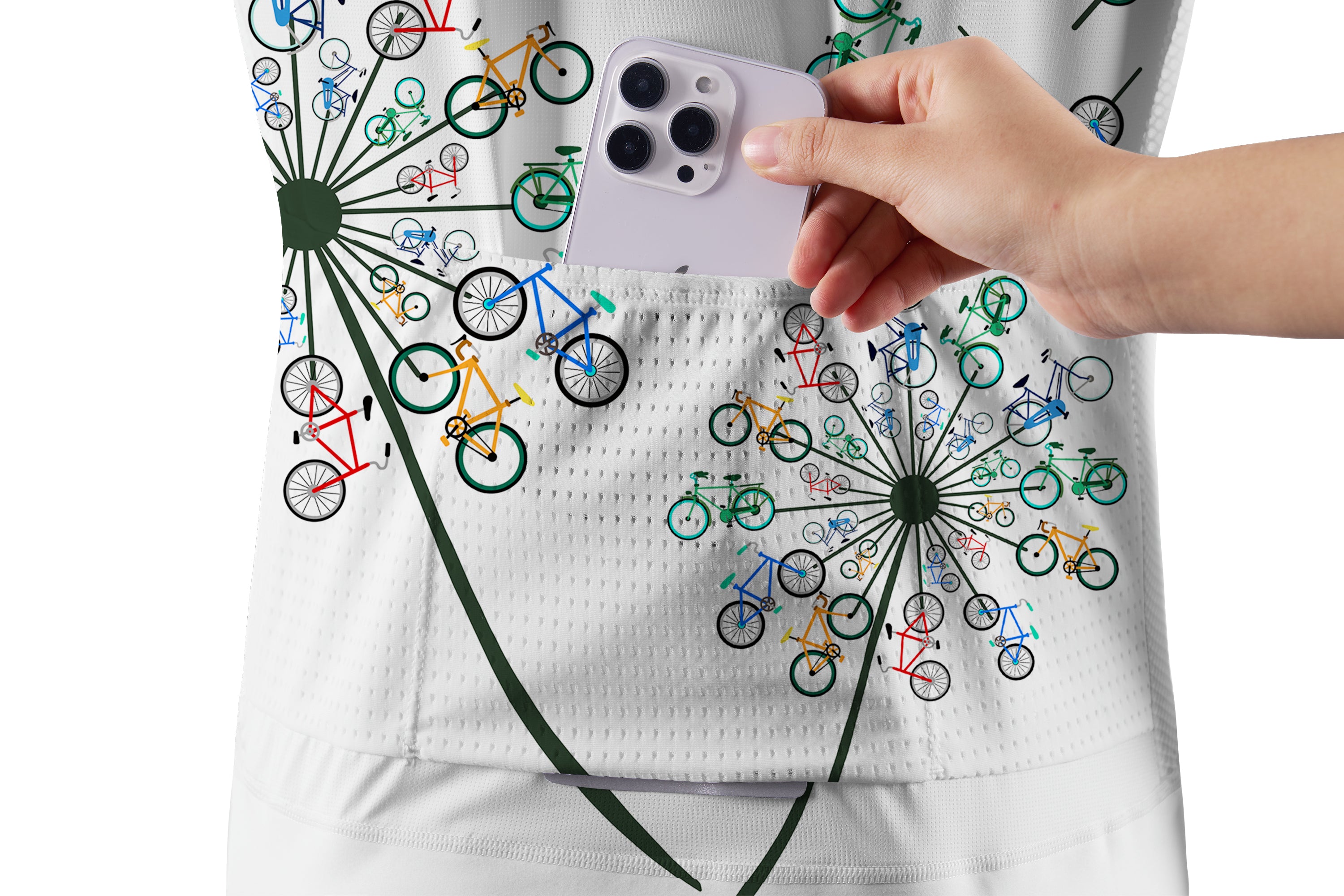 Orionride Short Sleeves Dandelion Bike Cycling Jersey