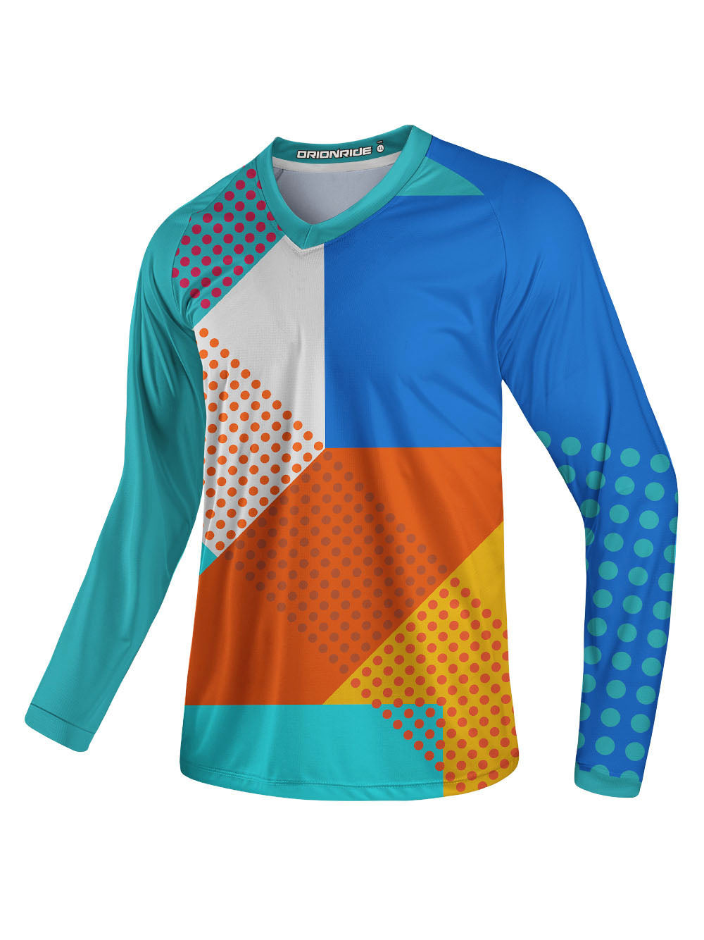 Orionride Colorblock Long Sleeve Downhill Jersey