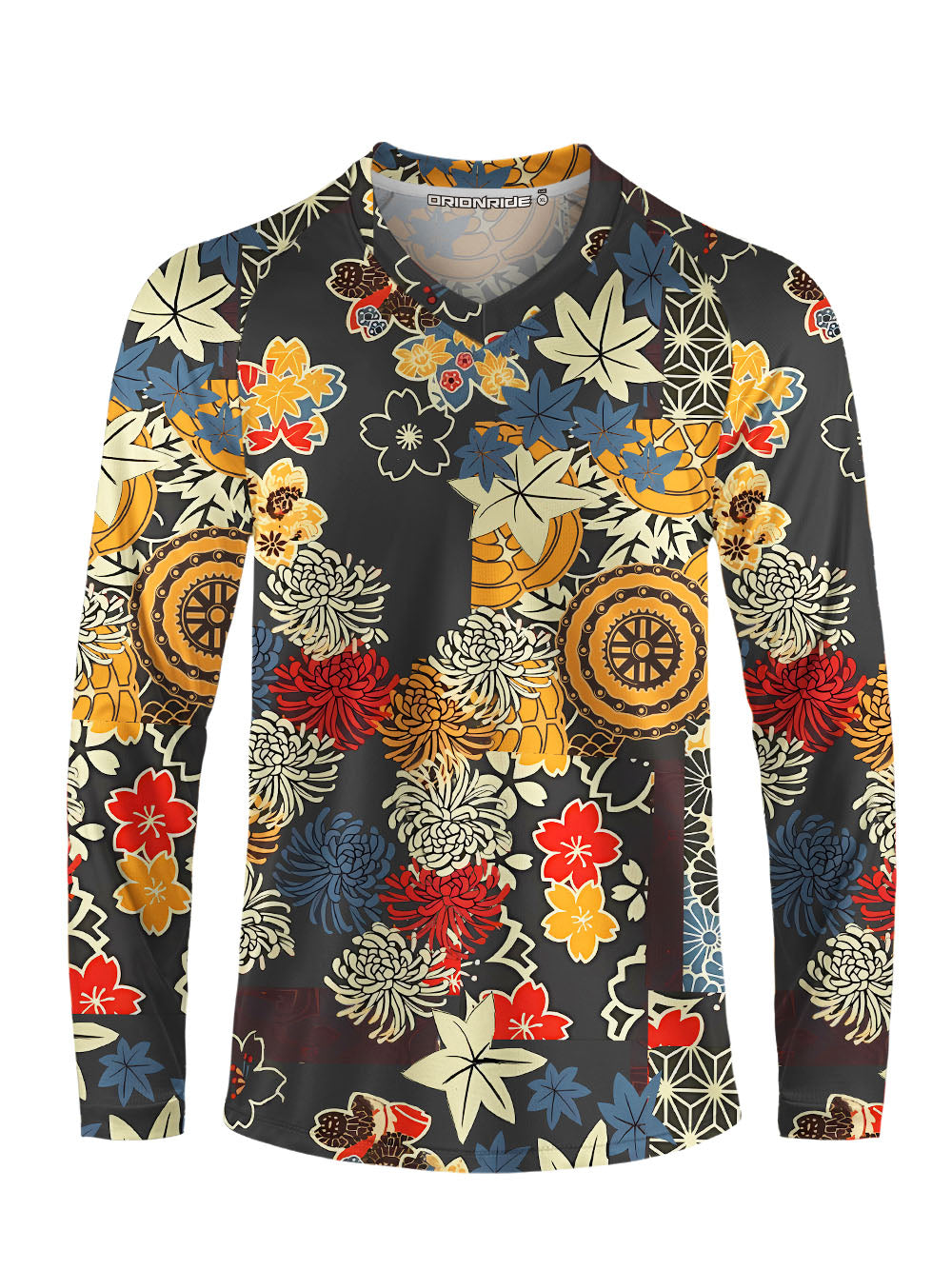 Orionride Unique Gear Flower Long Sleeve Downhill Jersey