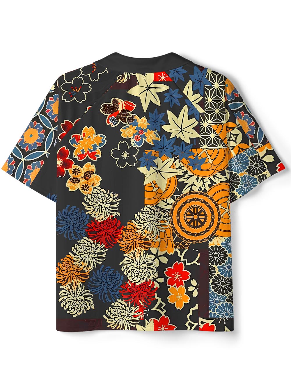 Orionride Unique Gear Flower Collar Mesh Jersey