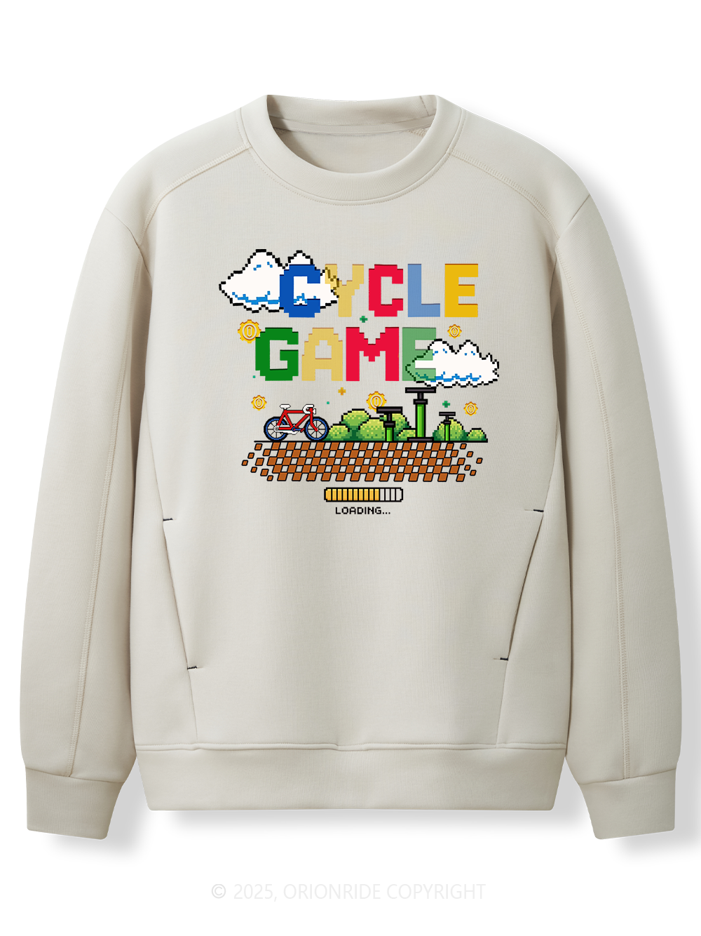 Orionride Cycle Game Women's Long Sleeve Bike Sweatshirt