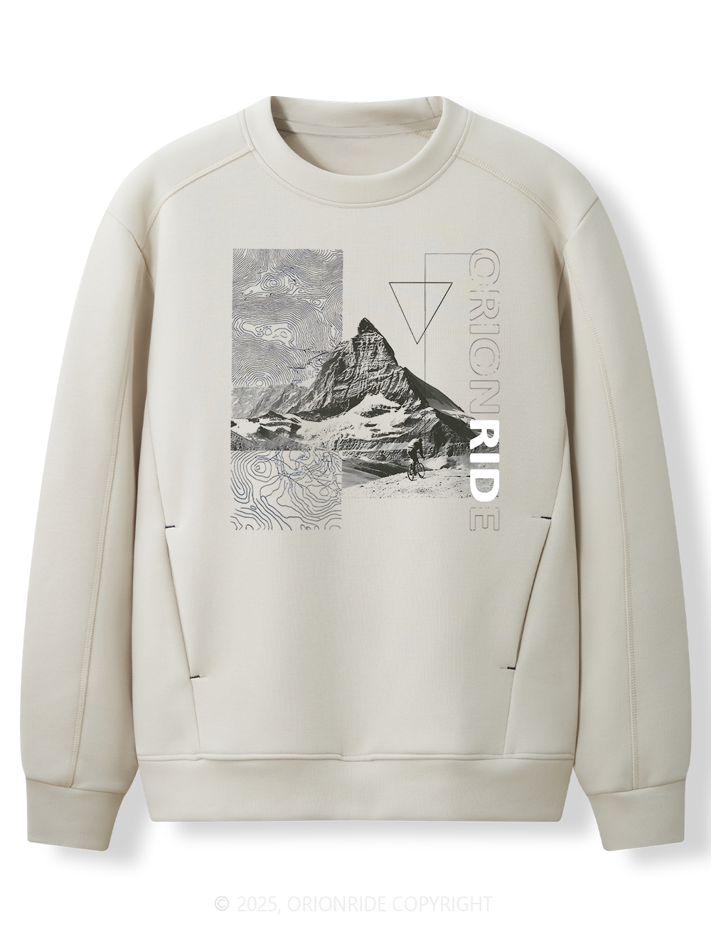 Orionride Mountain Trip Women's Long Sleeve Bike Sweatshirt