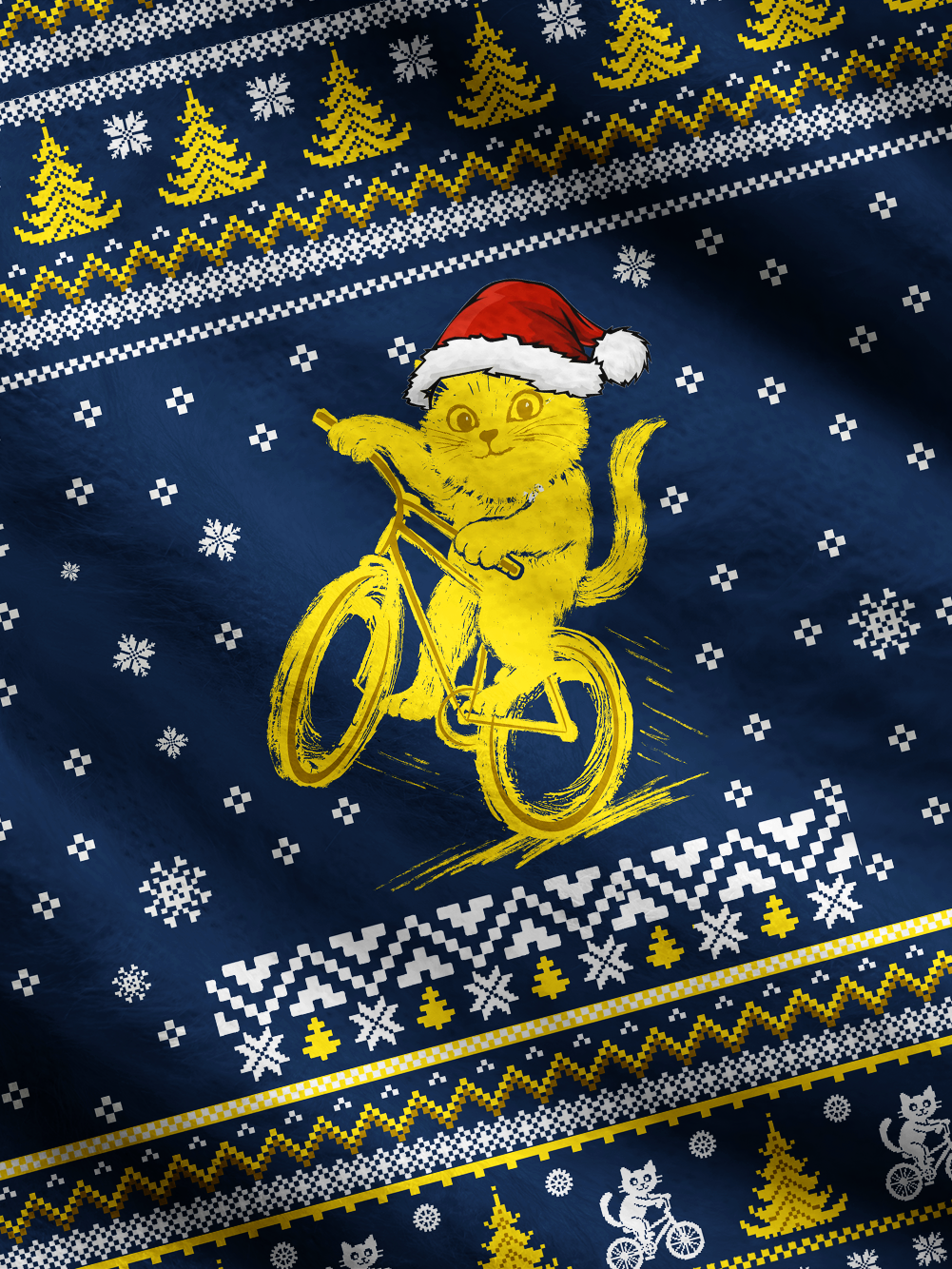 Orionride Christmas Kitten Men's Sweaters