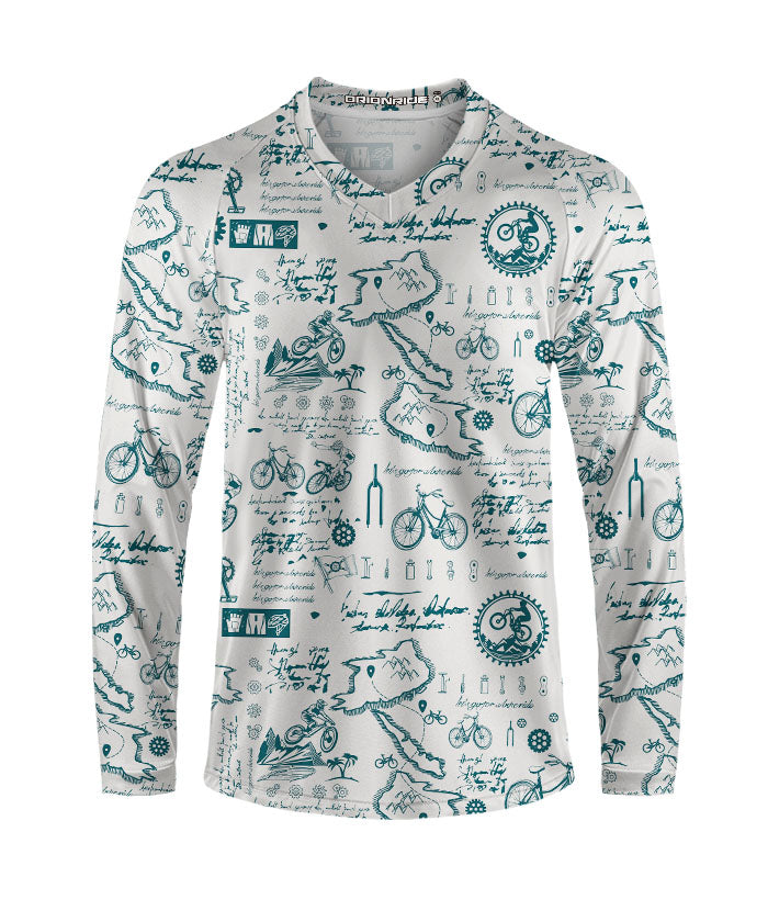 Orionride Cycling Diary Long Sleeve Downhill Jersey