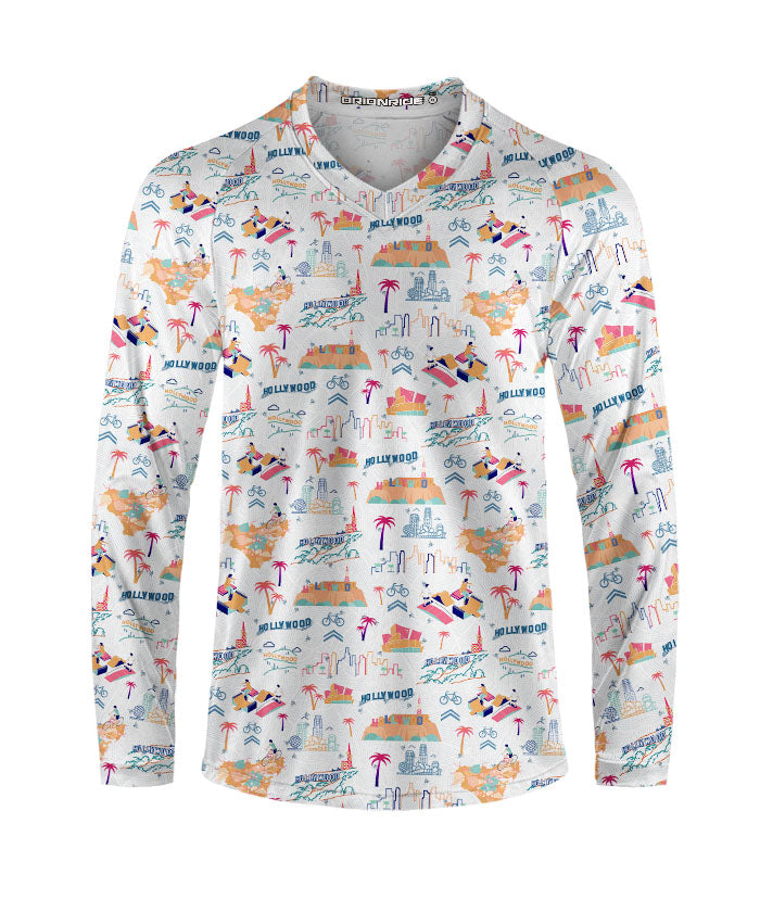 Orionride Los Angeles Stories Long Sleeve Downhill Jersey