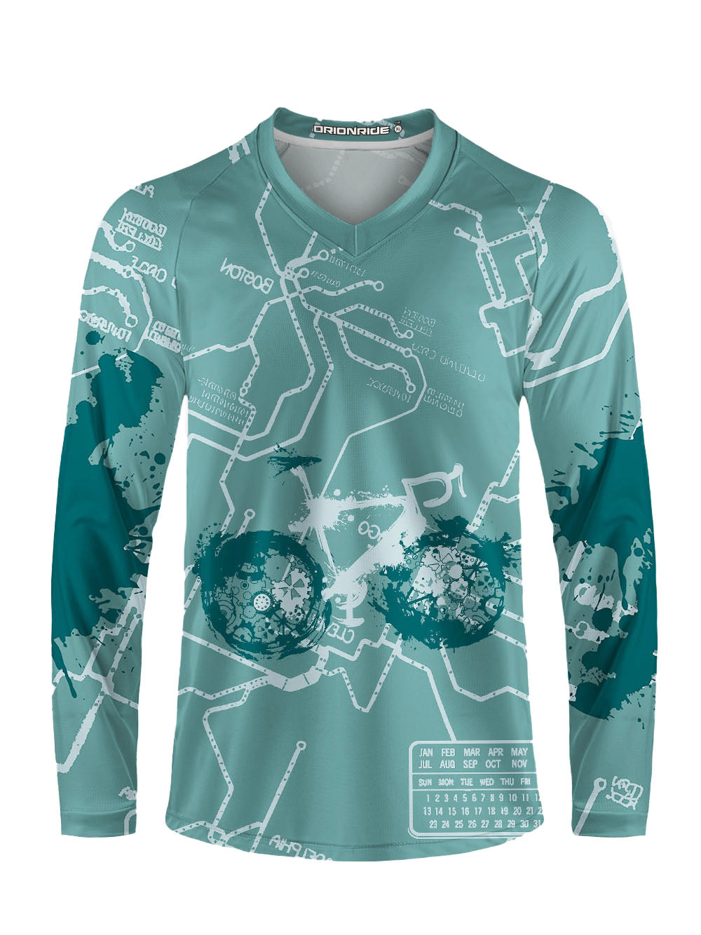 Orionride Green Trail Long Sleeve Downhill Jersey