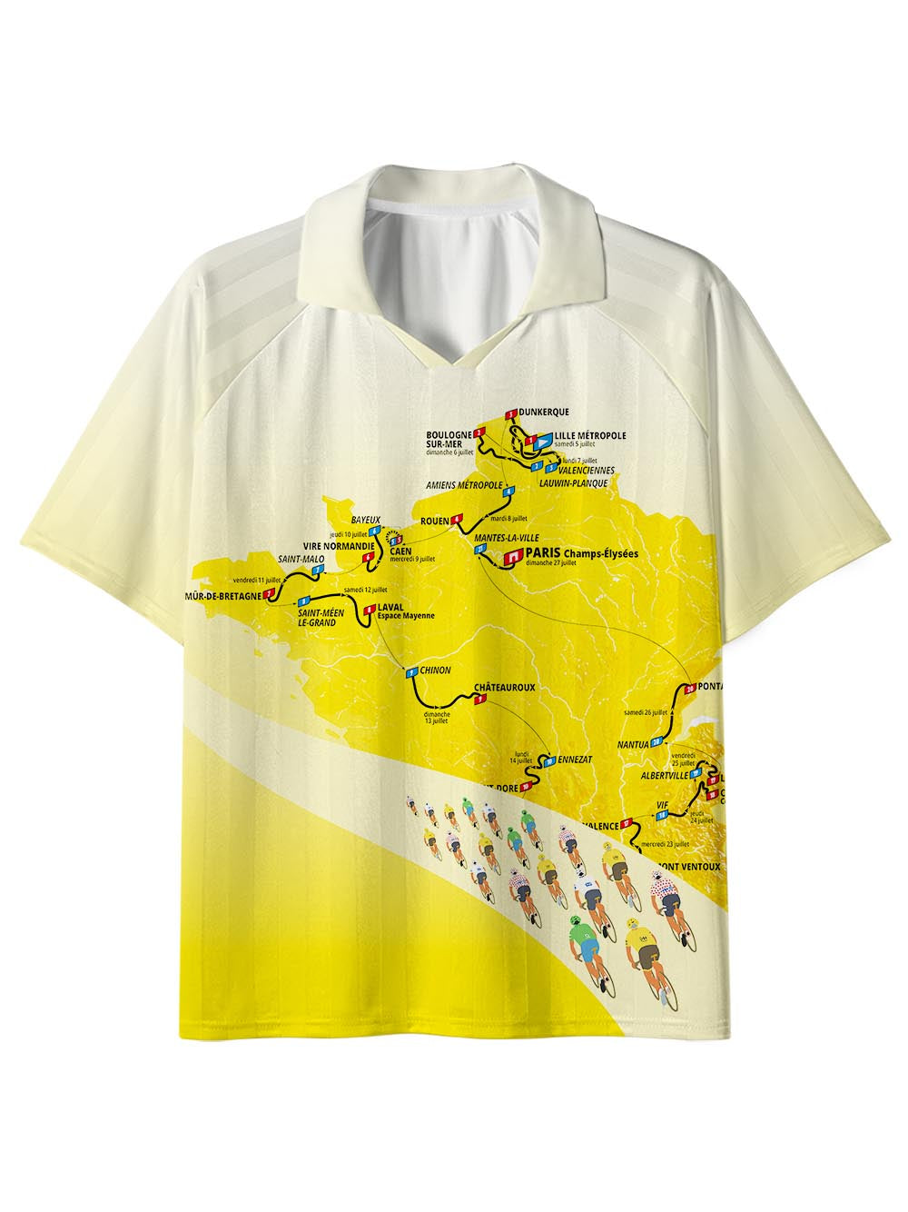 Orionride Race Route Collar Mesh Jersey