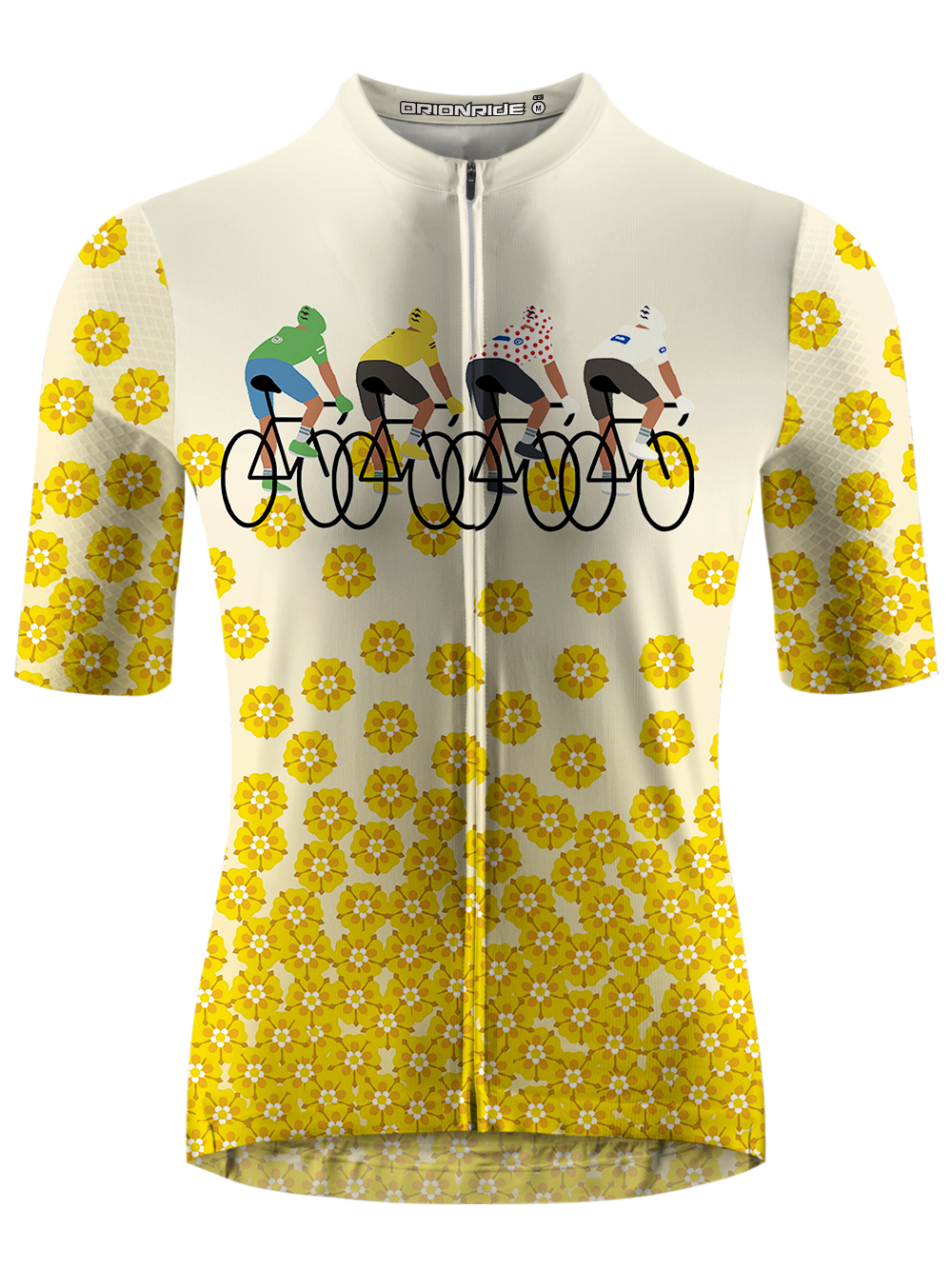 Orionride Pedal To The Bloom Short Sleeves Cycling Jersey