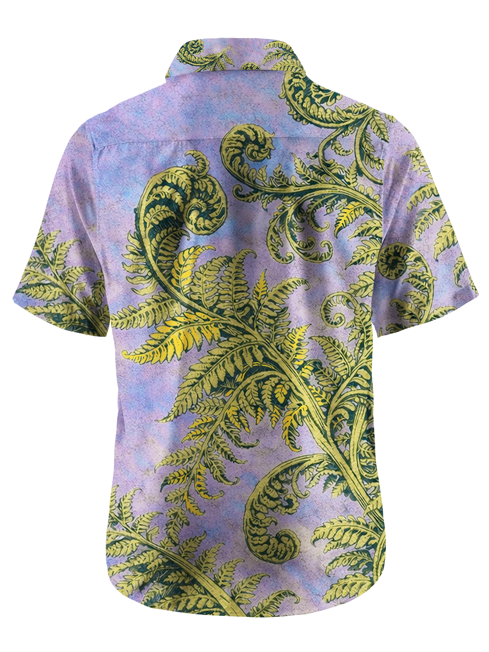 Orionride Golden Ferns Zipper Pockets Ultra Lightweight Short Sleeves Gravel Shirt