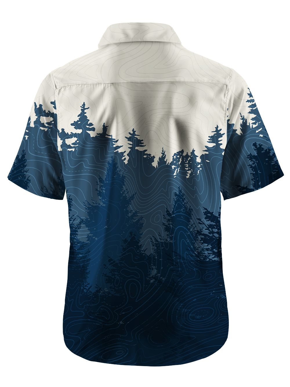 Orionride Night Woods Zipper Pockets Ultra Lightweight Short Sleeves Gravel Shirt