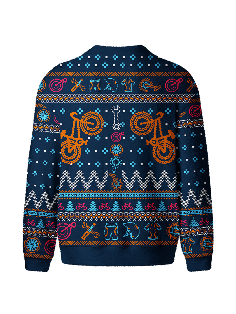 Orionride Parts Mosaic Men's Cardigan Knit Sweaters