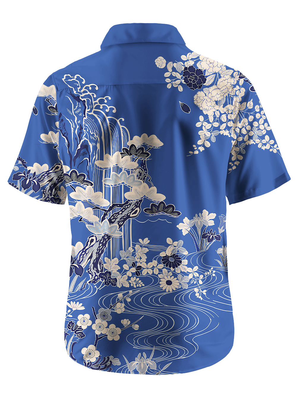 Orionride Waterfall View Zipper Pockets Ultra Lightweight Short Sleeves Gravel Shirt