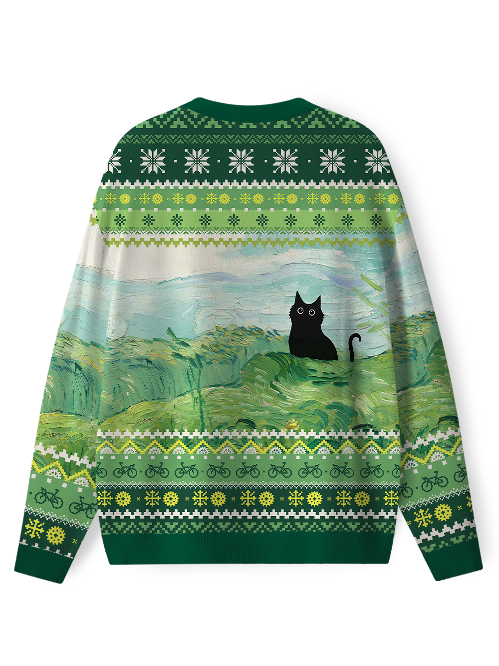 Orionride Cat On The Grass Women's Sweaters