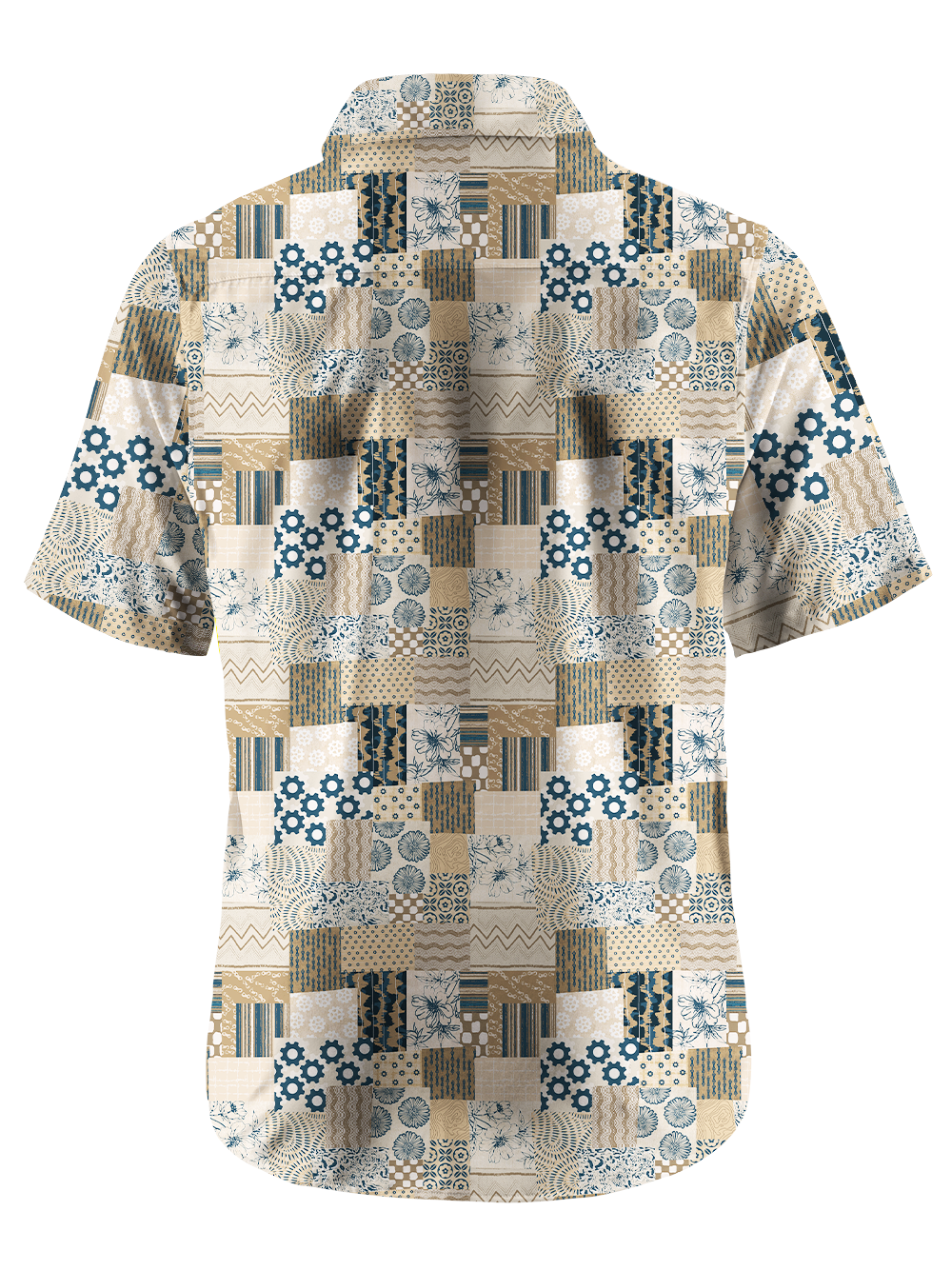 Orionride Grid World Zipper Pockets Ultra Lightweight Short Sleeves Gravel Shirt