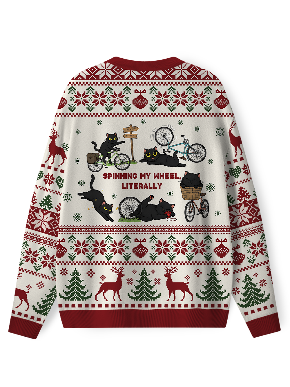 Orionride Happy Cat Men's Sweaters