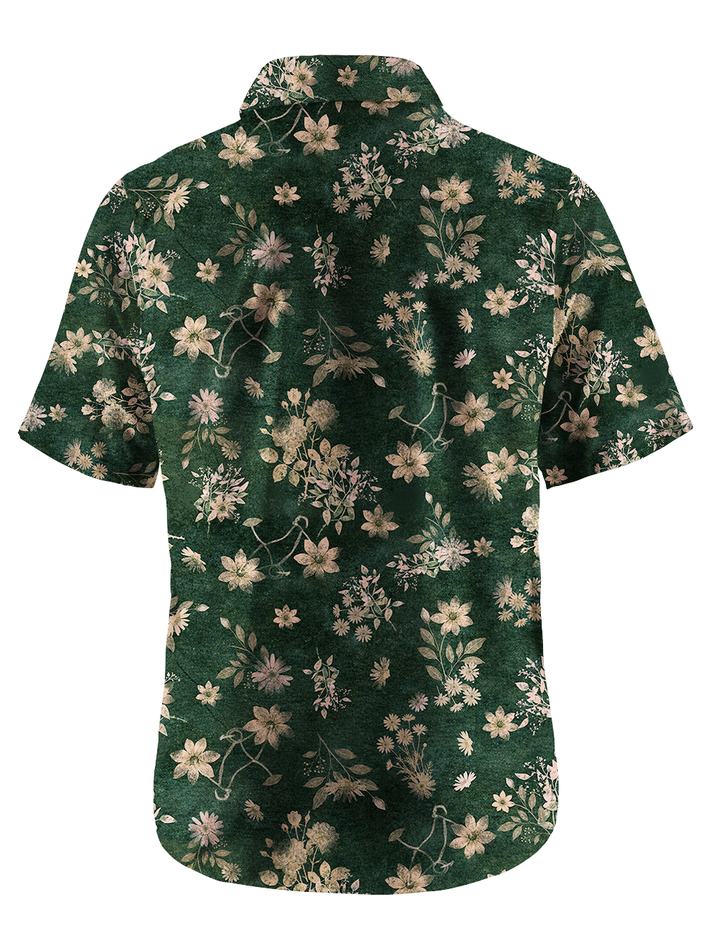 Orionride Flower And Grass Bicycle Zipper Pockets Ultra Lightweight Short Sleeves Gravel Shirt