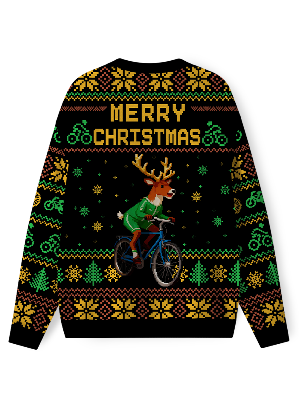 Orionride Reindeer On A Ride Men's Sweaters