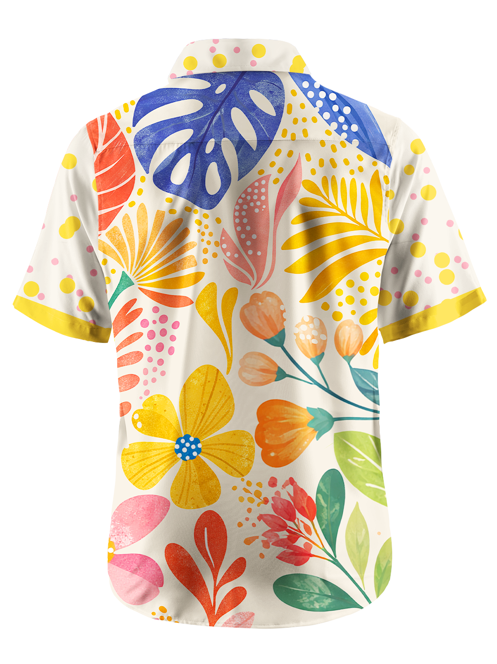 Orionride Sweet Garden Zipper Pockets Ultra Lightweight Short Sleeves Gravel Shirt