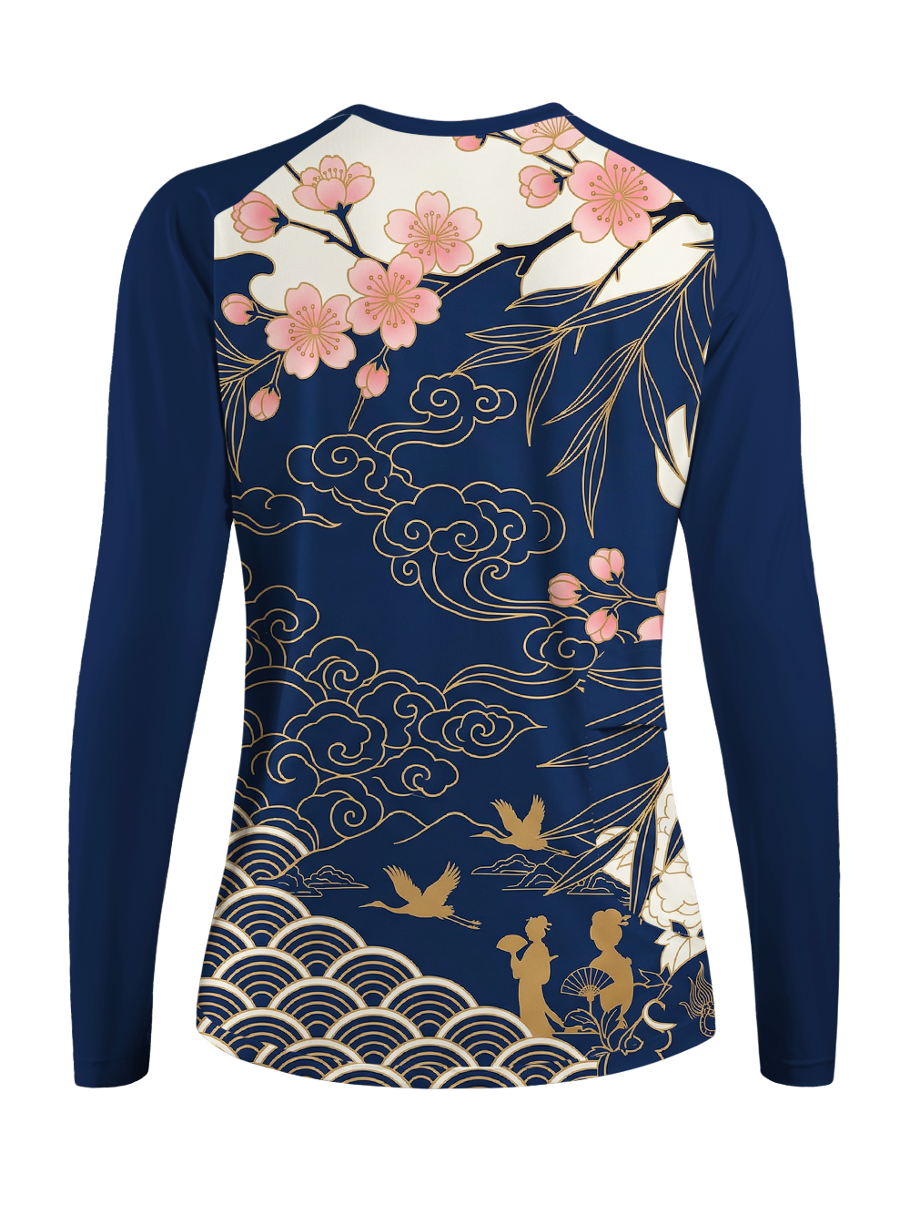 Orionride Peach Blossoms Women's Quick Dry Downhill Jersey