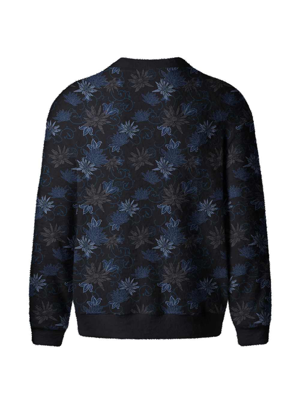 Orionride Dark Flowers Men's Cardigan Knit Sweaters