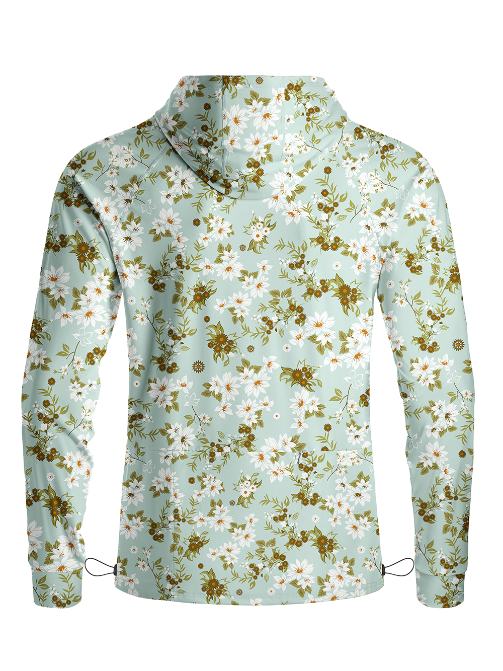 Orionride Blooming Flowers Long Sleeve Cycling Hoodie Shirt