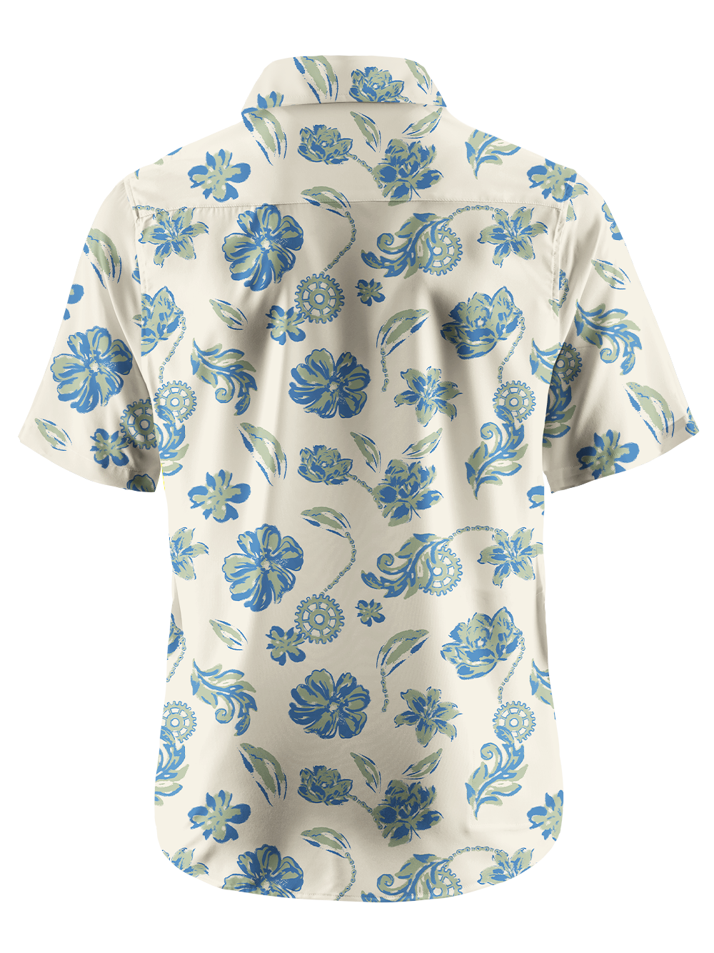 Orionride Spring In Full Bloom Zipper Pockets Ultra Lightweight Short Sleeves Gravel Shirt