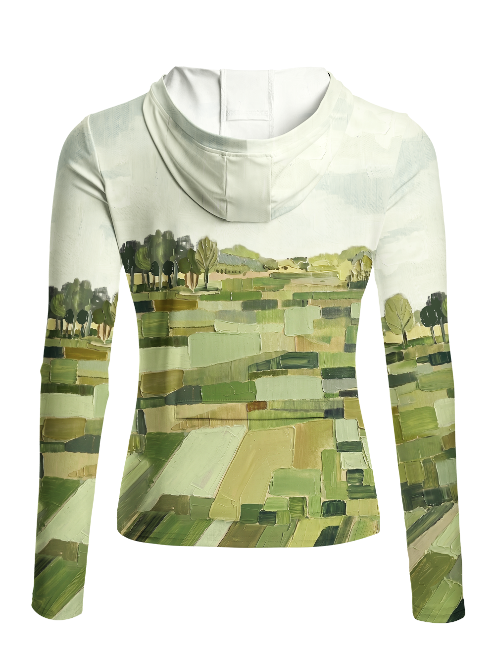 Orionride Pastoral Scenery Women's Long Sleeve Cycling Hoodie Shirt