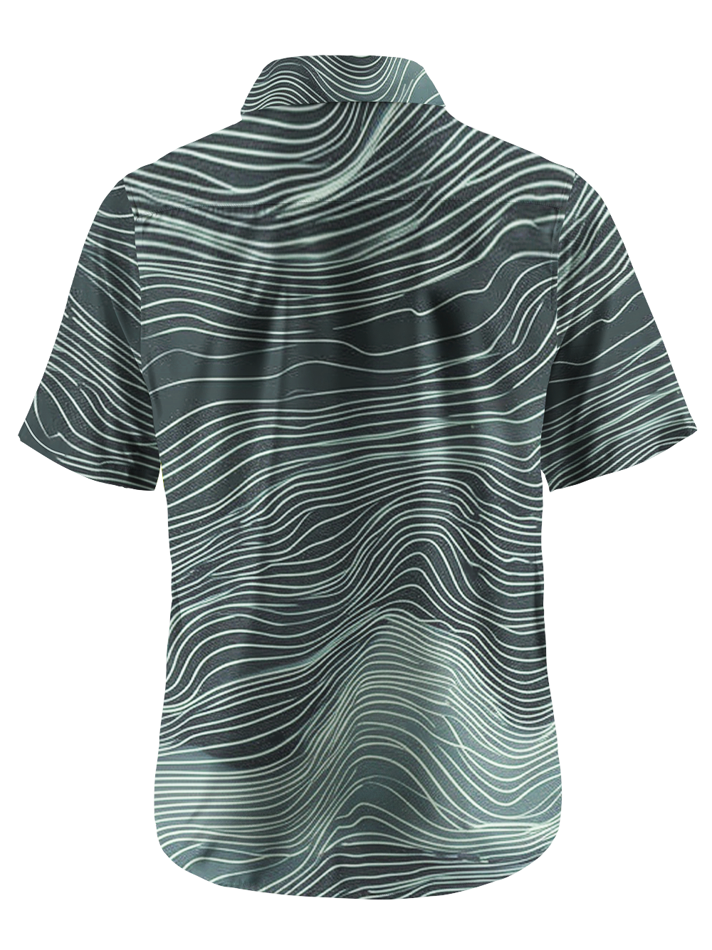 Orionride Winding Lines Zipper Pockets Ultra Lightweight Short Sleeves Gravel Shirt