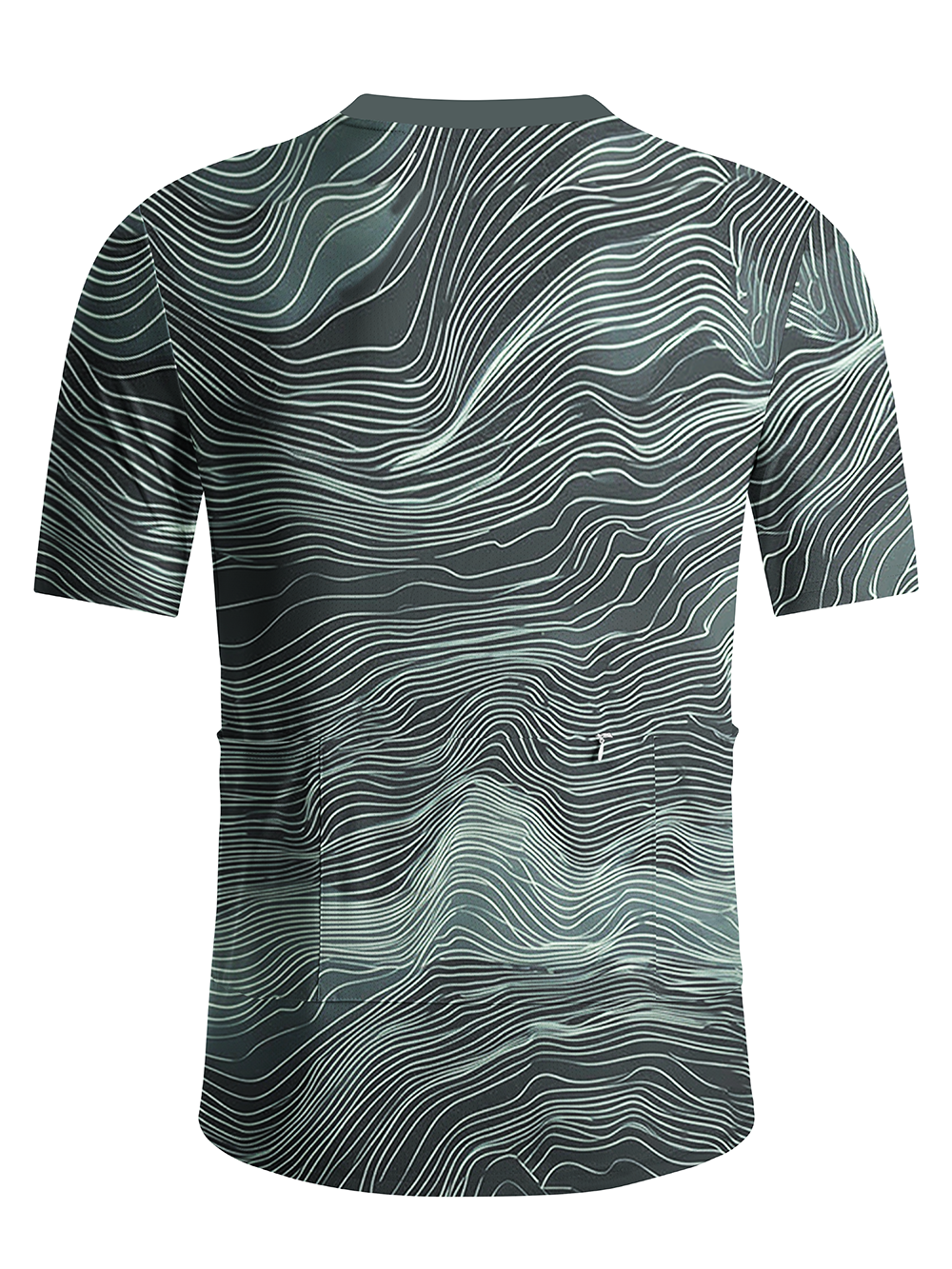 Orionride Winding Lines Men's Breathable Short Sleeve Technical Tee