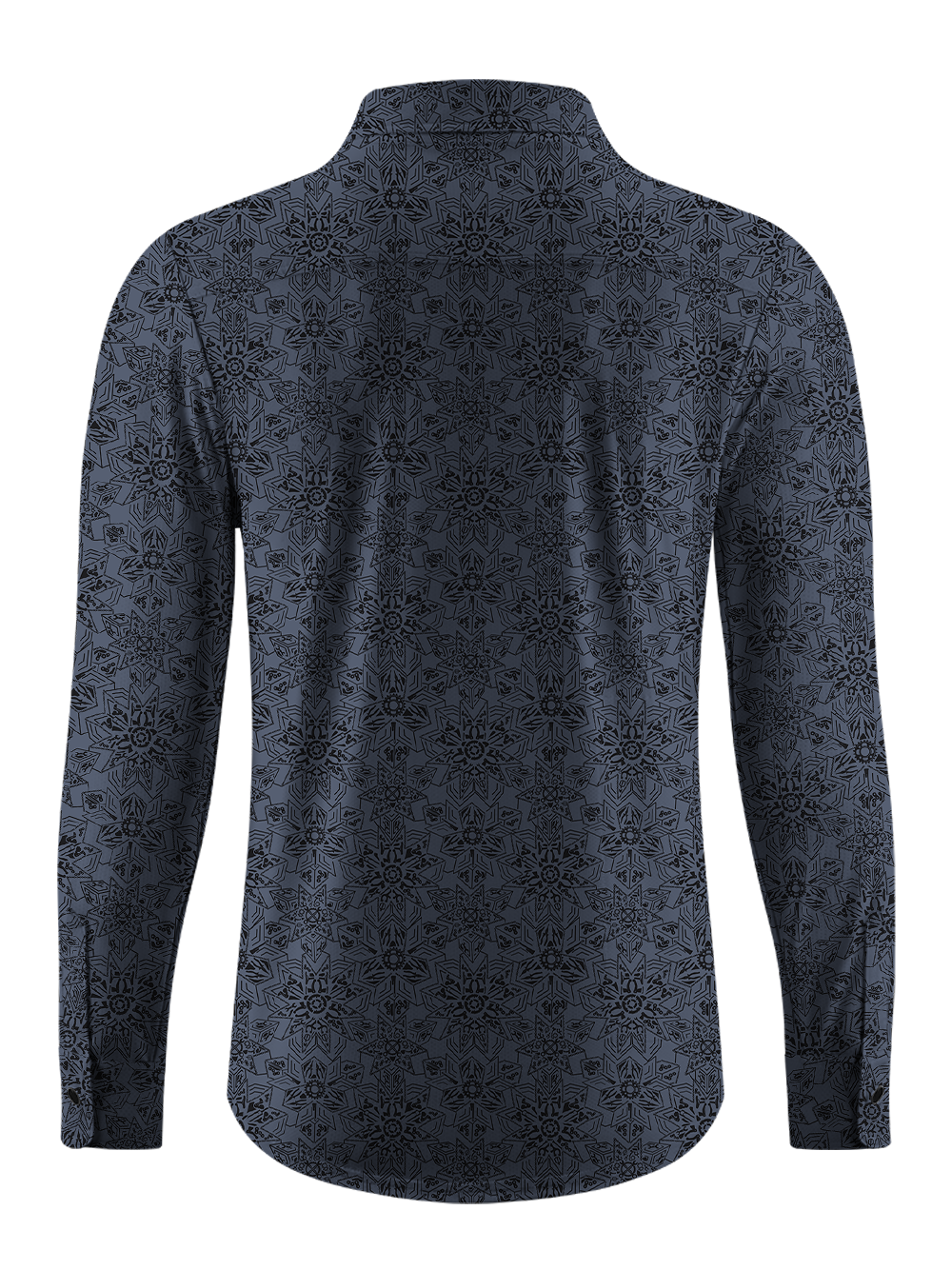 Orionride Snowflake-Shaped Parts Men's Stretchy Breathable Long Sleeve Gravel Shirt