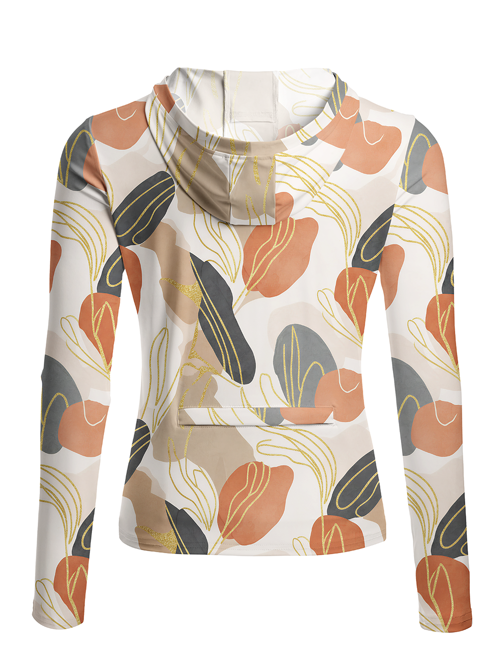 Orionride Intertwined Vines Women's Long Sleeve Cycling Hoodie Shirt