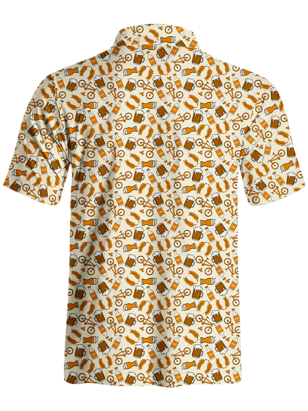 Orionride Beer And Wheat Men's Polo Shirt