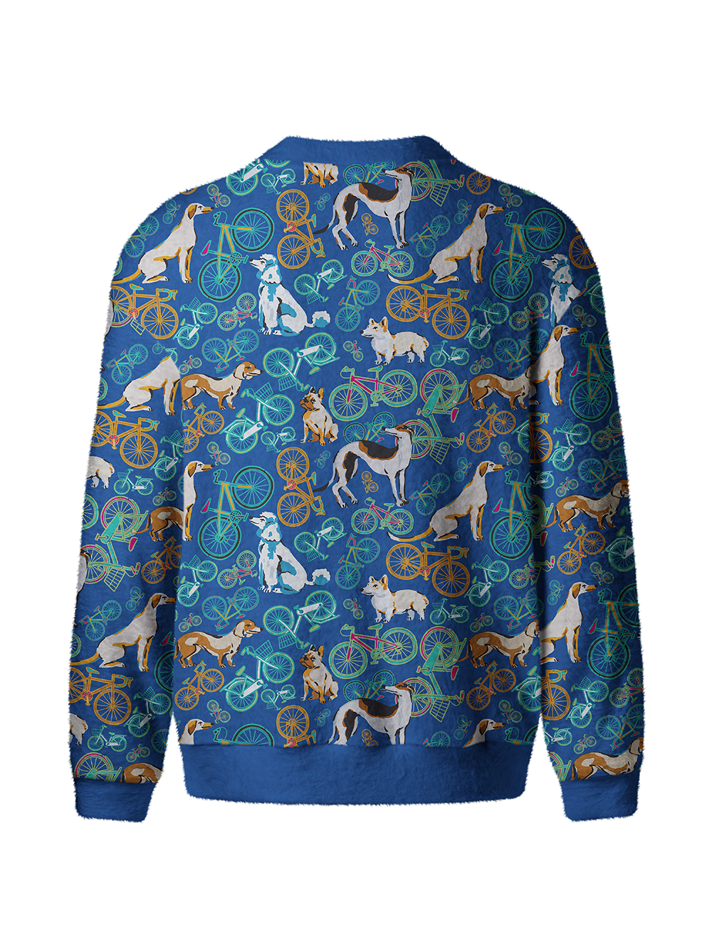 Orionride Pup Ride Men's Cardigan Knit Sweaters