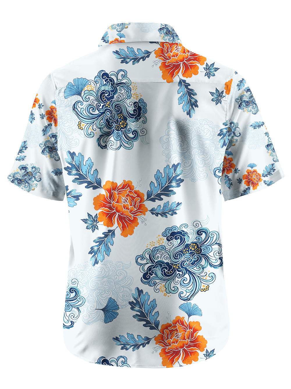 Orionride Charming Garden Zipper Pockets Ultra Lightweight Short Sleeves Gravel Shirt