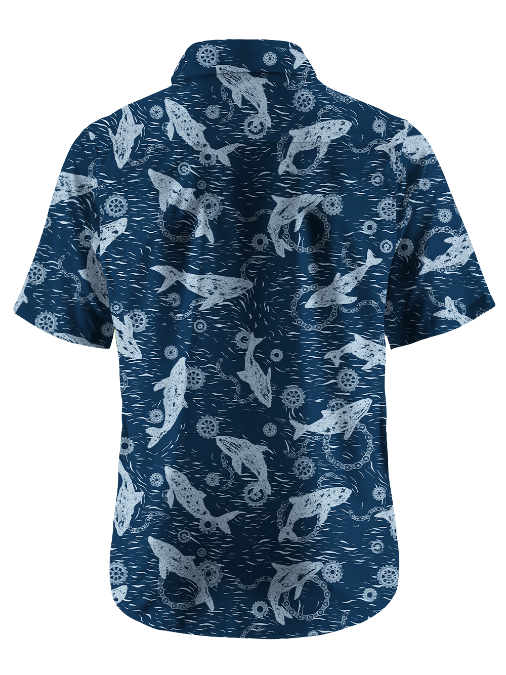 Orionride Dolphin Game Zipper Pockets Ultra Lightweight Short Sleeves Gravel Shirt